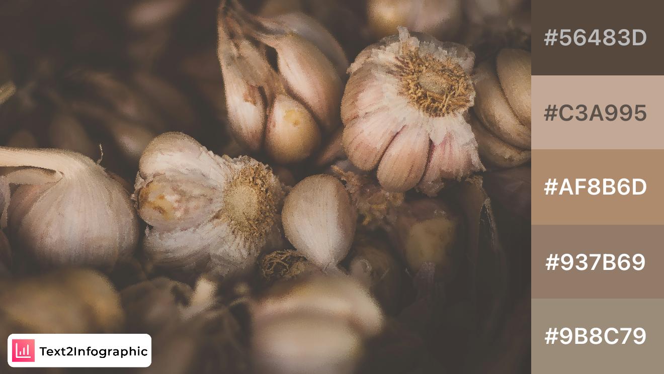 Color Palette - Rustic Garlic