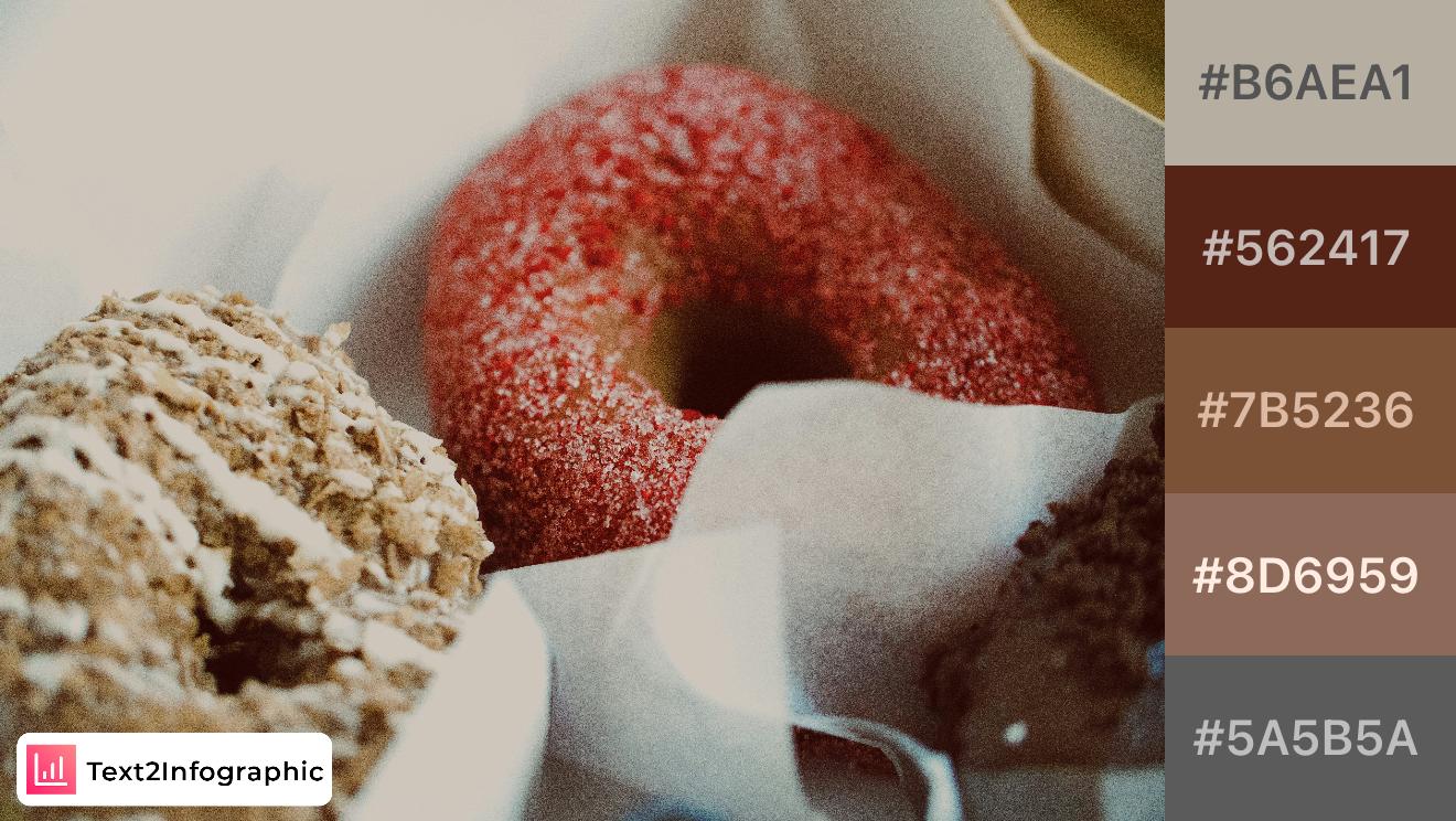 Color Palette - Rustic Donuts